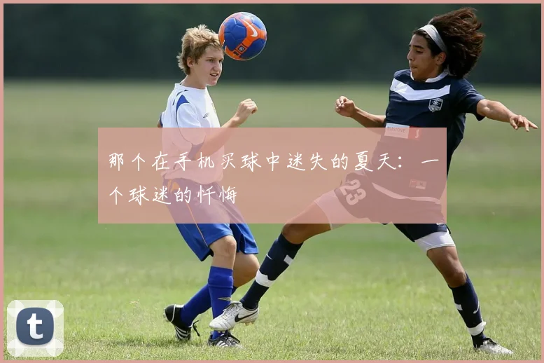 那个在手机买球中迷失的夏天：一个球迷的忏悔